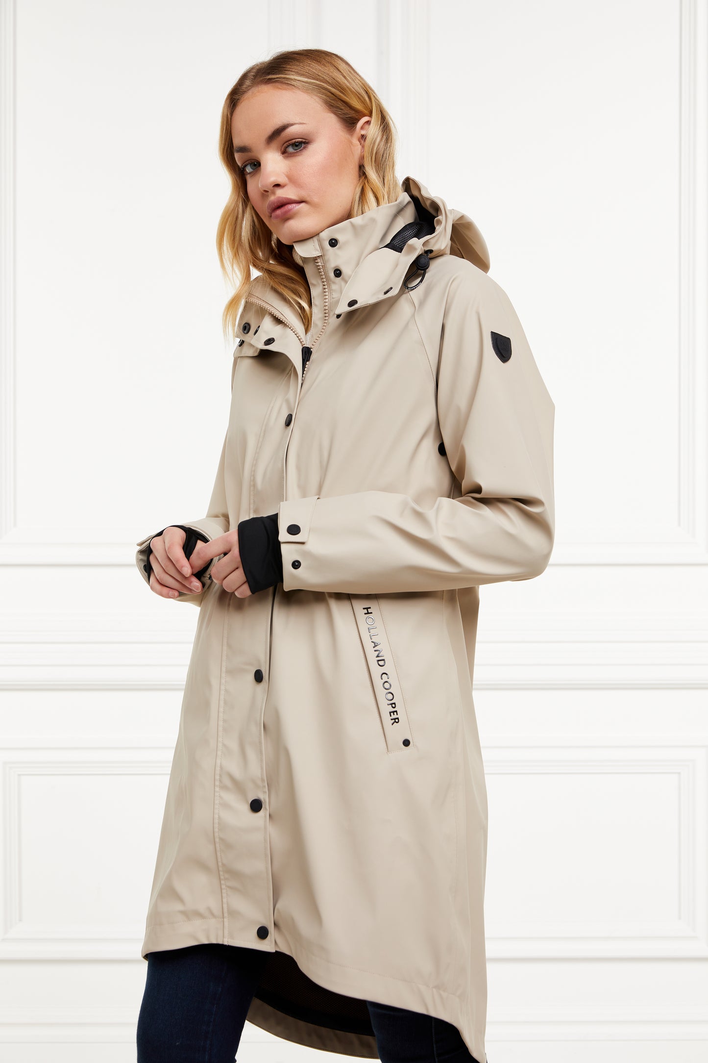 Holland Cooper Chartwell Rain Parka Stone