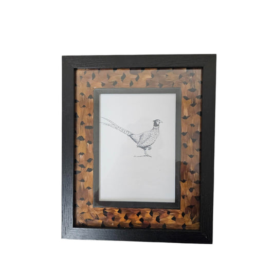 Spent Shells Feather Picture Frame Large