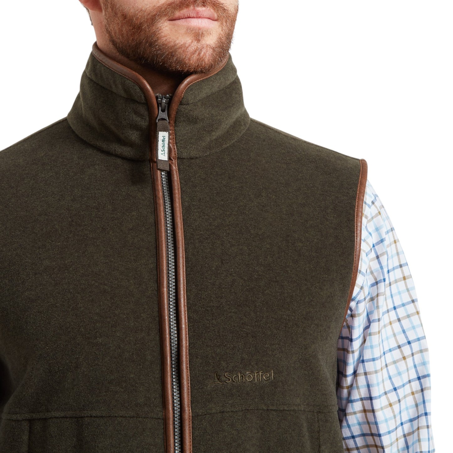 Schoffel Oakham Fleece Gilet Dark Olive