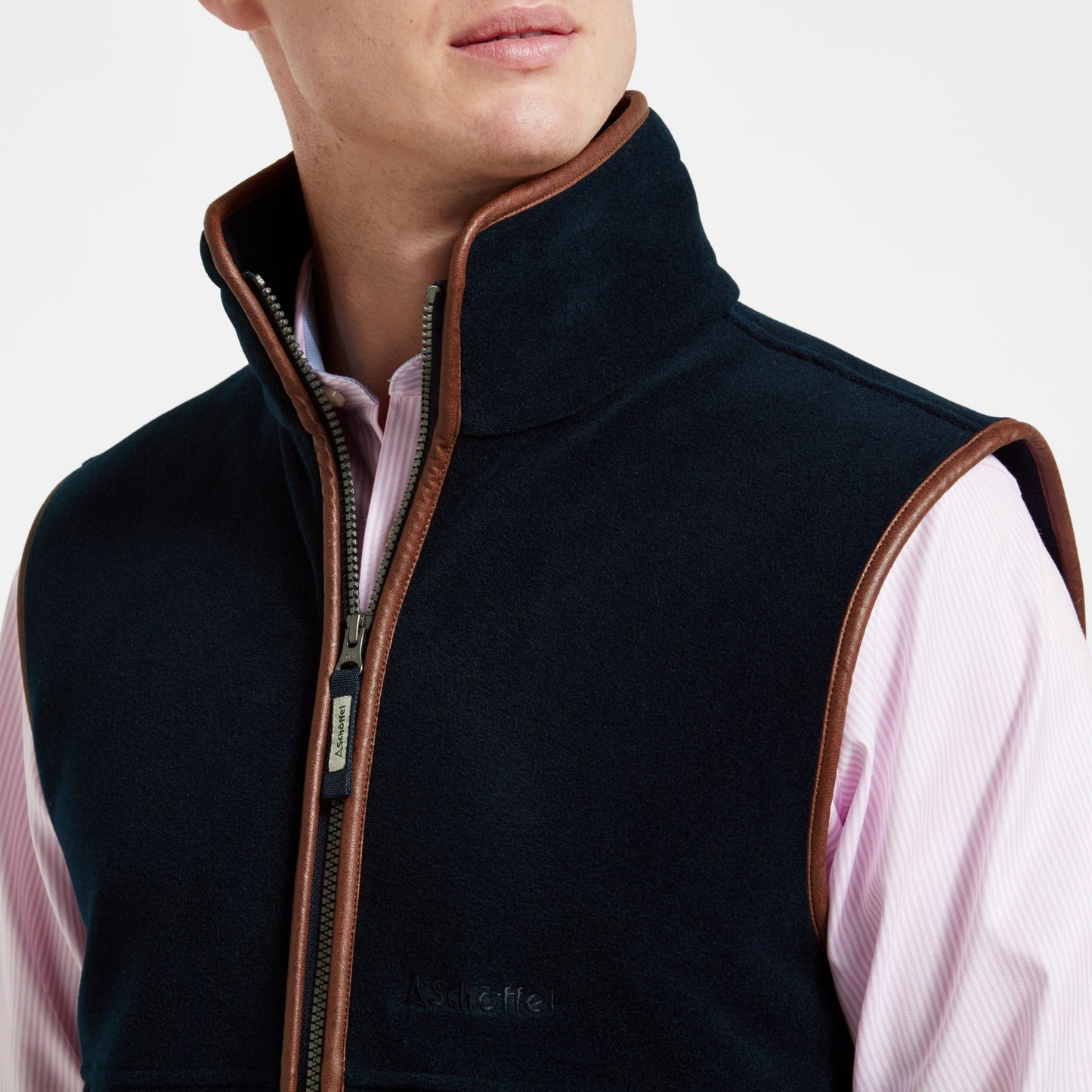 Schoffel Oakham Fleece Gilet Navy