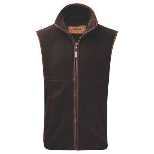 Schoffel Oakham Fleece Gilet Dark Olive