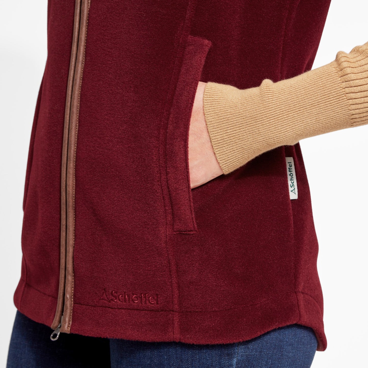 Schoffel Lyndon II Fleece Gilet Claret