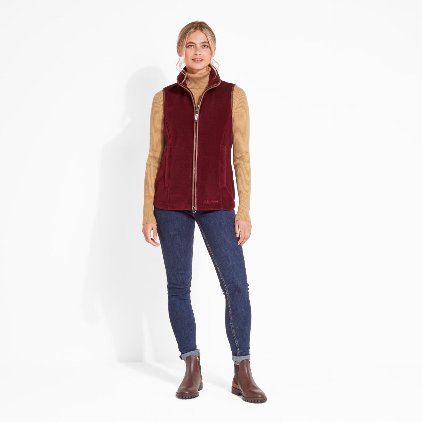 Schoffel Lyndon II Fleece Gilet Claret