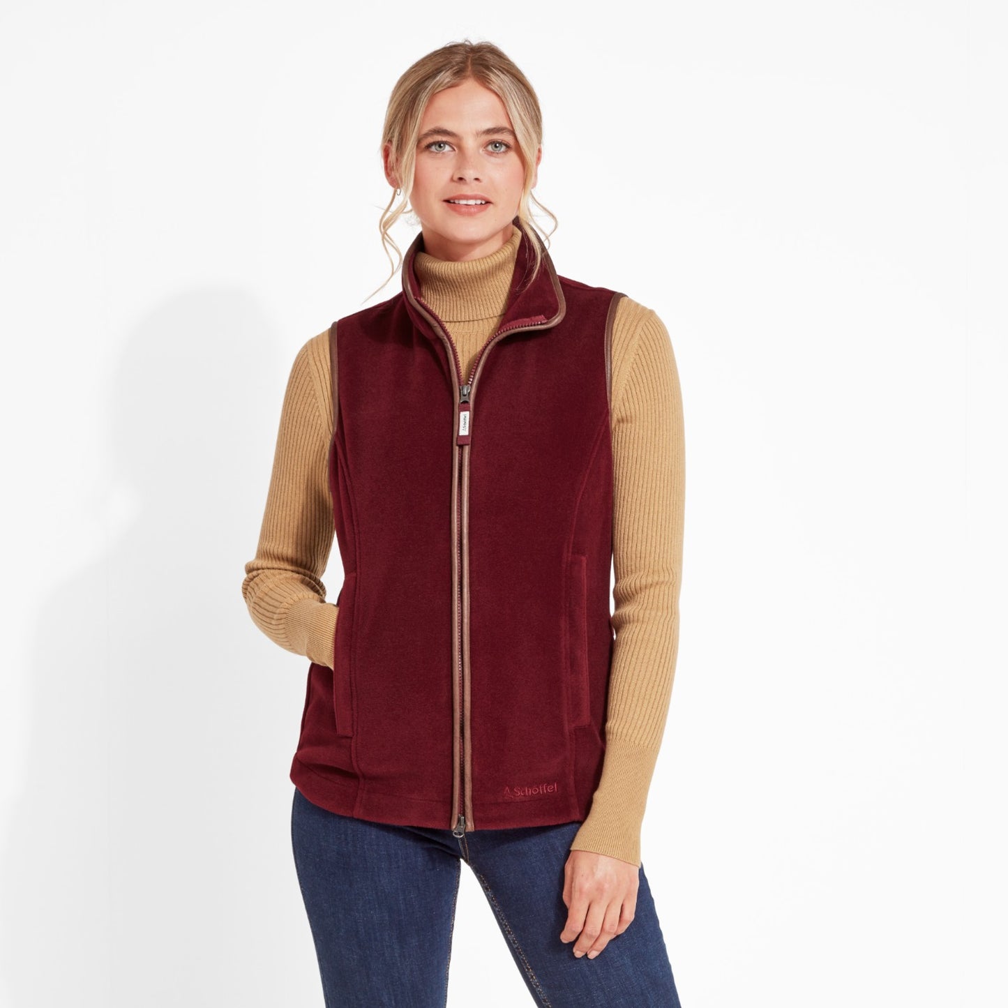 Schoffel Lyndon II Fleece Gilet Claret