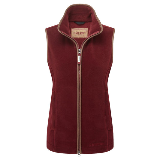 Schoffel Lyndon II Fleece Gilet Claret