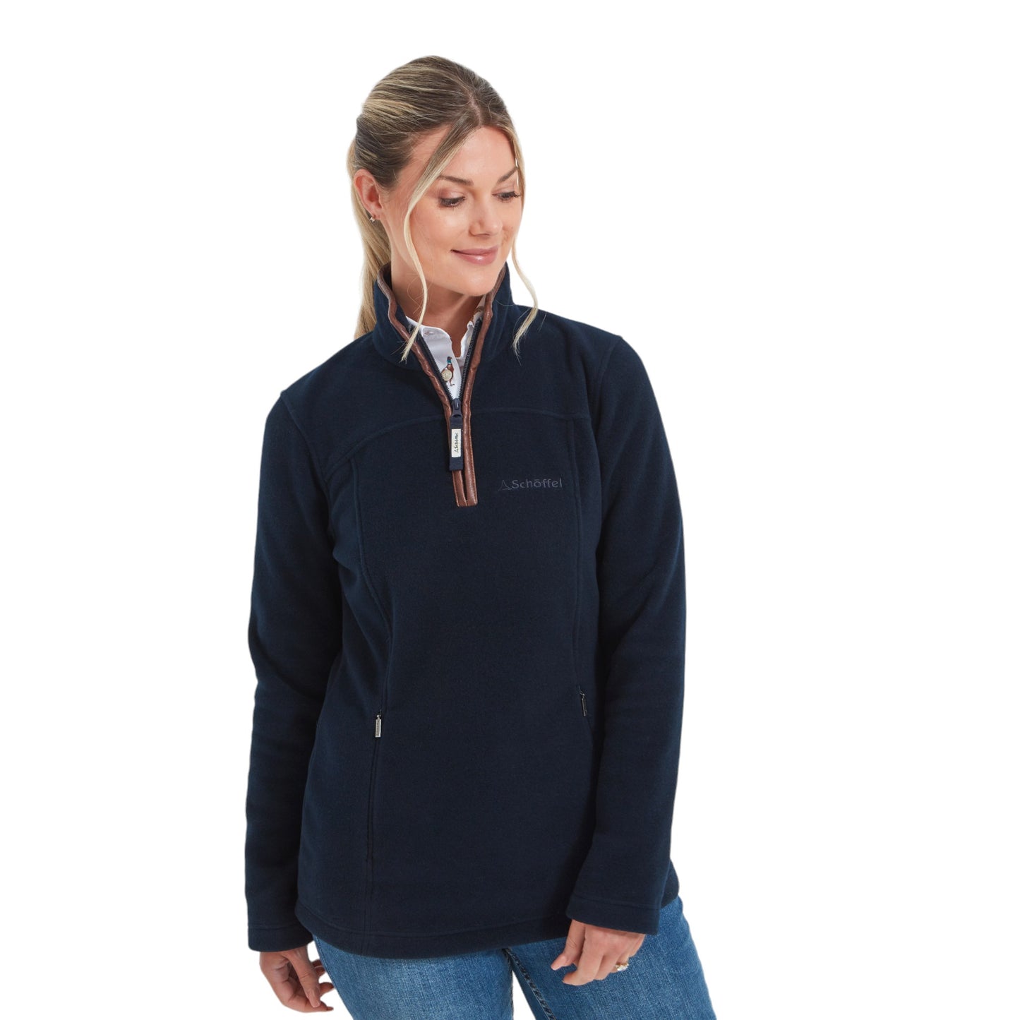 Schoffel Tilton II 1/4 Zip Fleece Navy