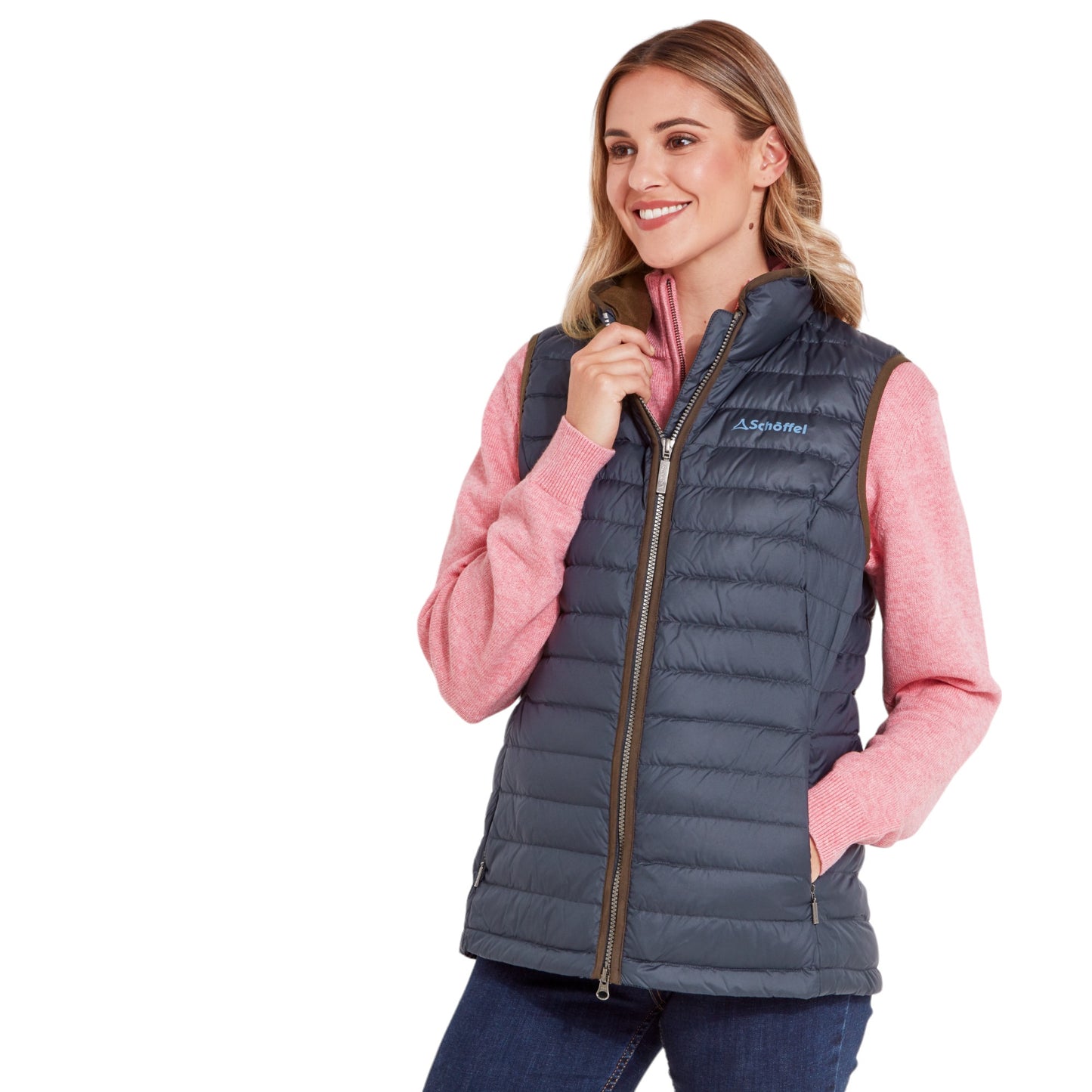 Schoffel Launde Down Gilet Petrol Blue