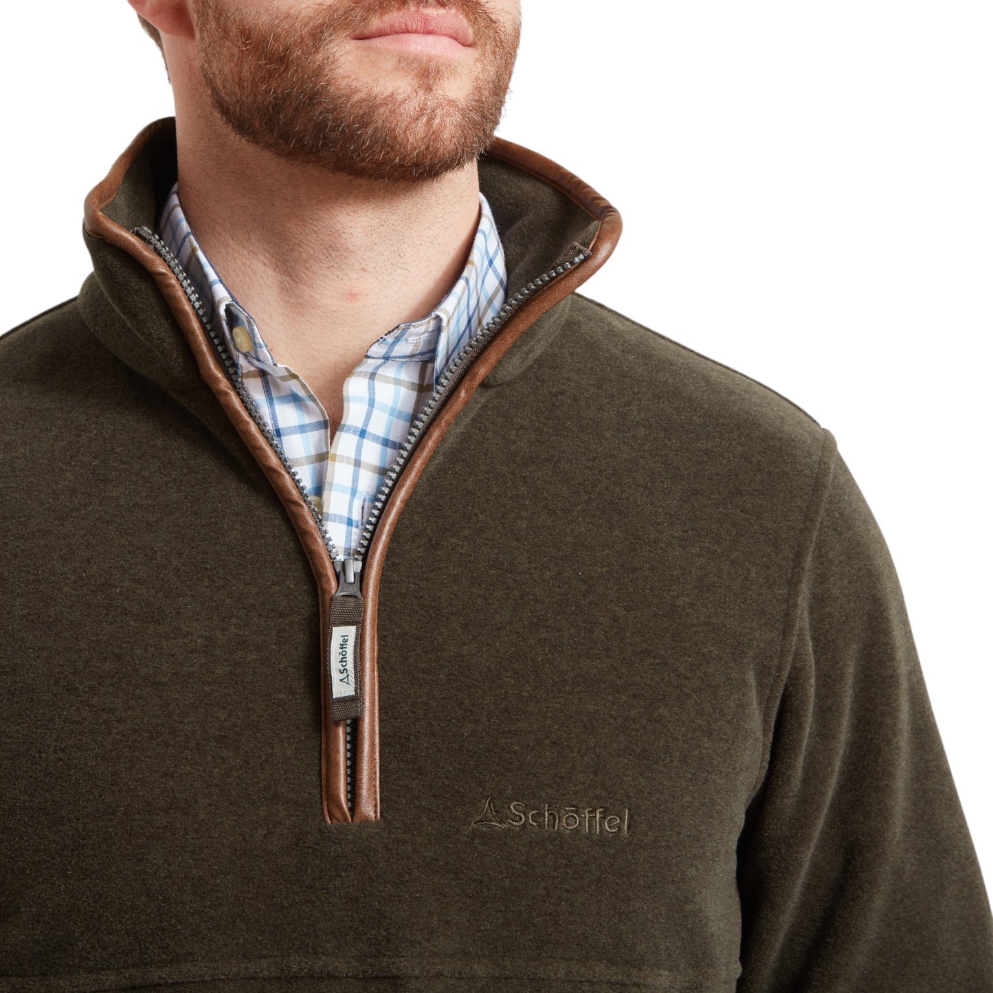 Schoffel Berkeley 1/4 Zip Fleece Dark Olive