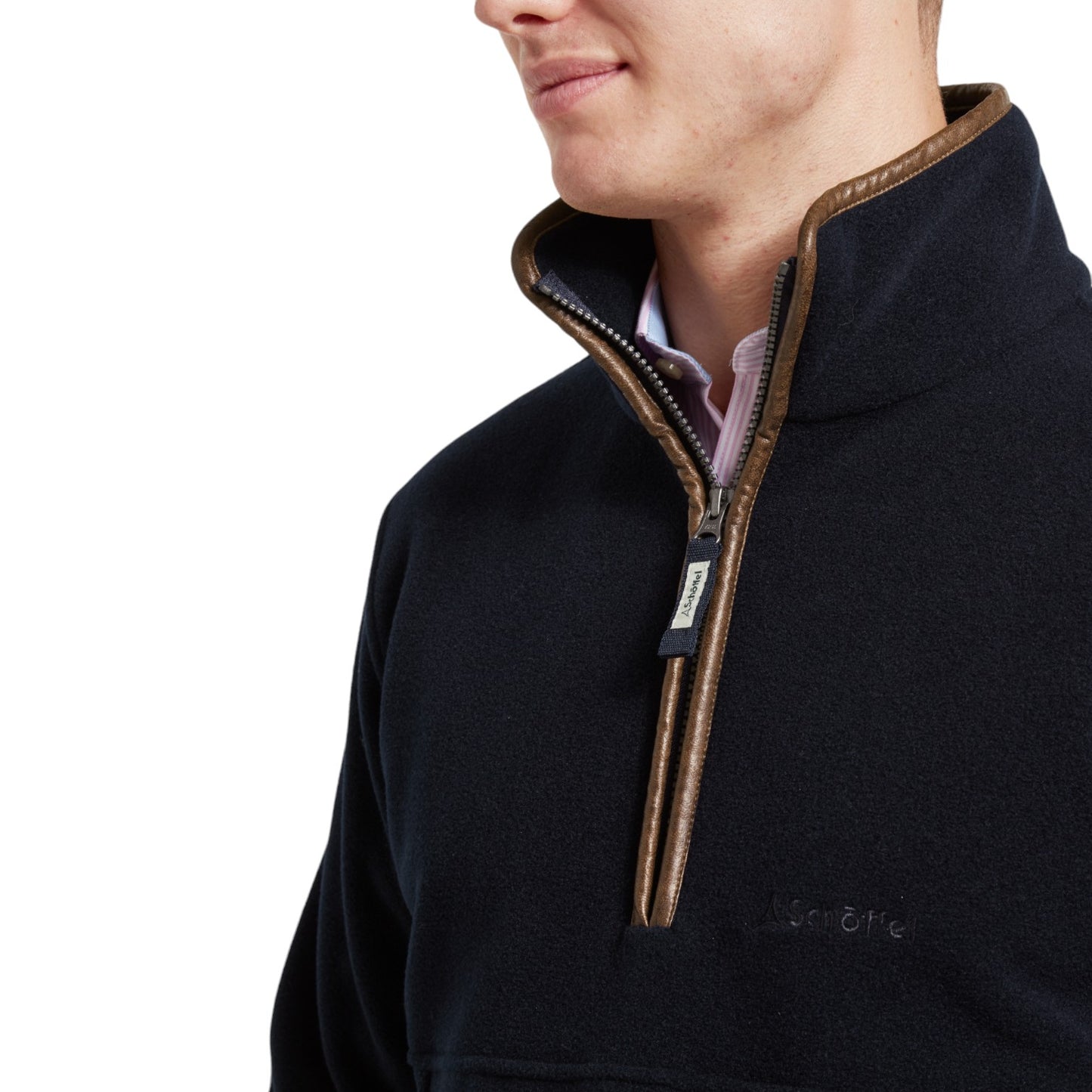 Schoffel Berkeley 1/4 Zip Fleece Navy