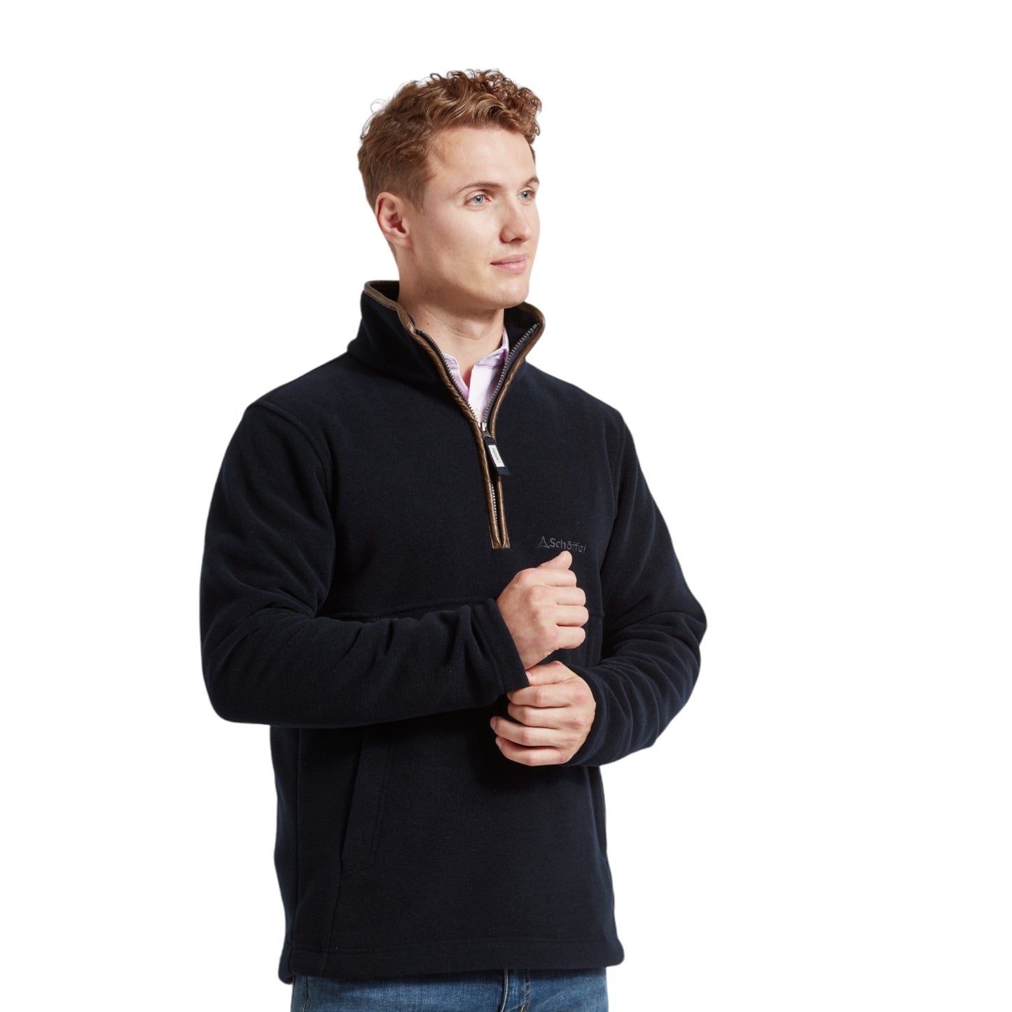 Schoffel Berkeley 1/4 Zip Fleece Navy