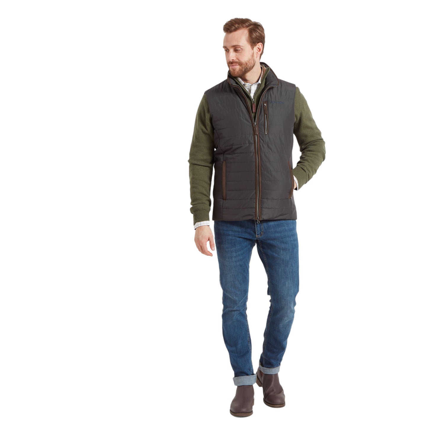 Schoffel Brora Gilet Charcoal