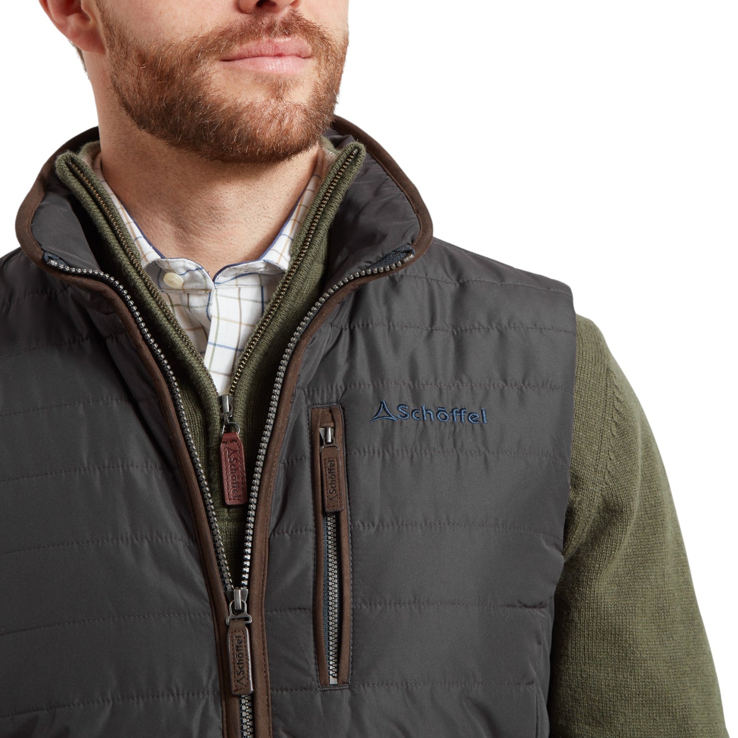 Schoffel Brora Gilet Charcoal