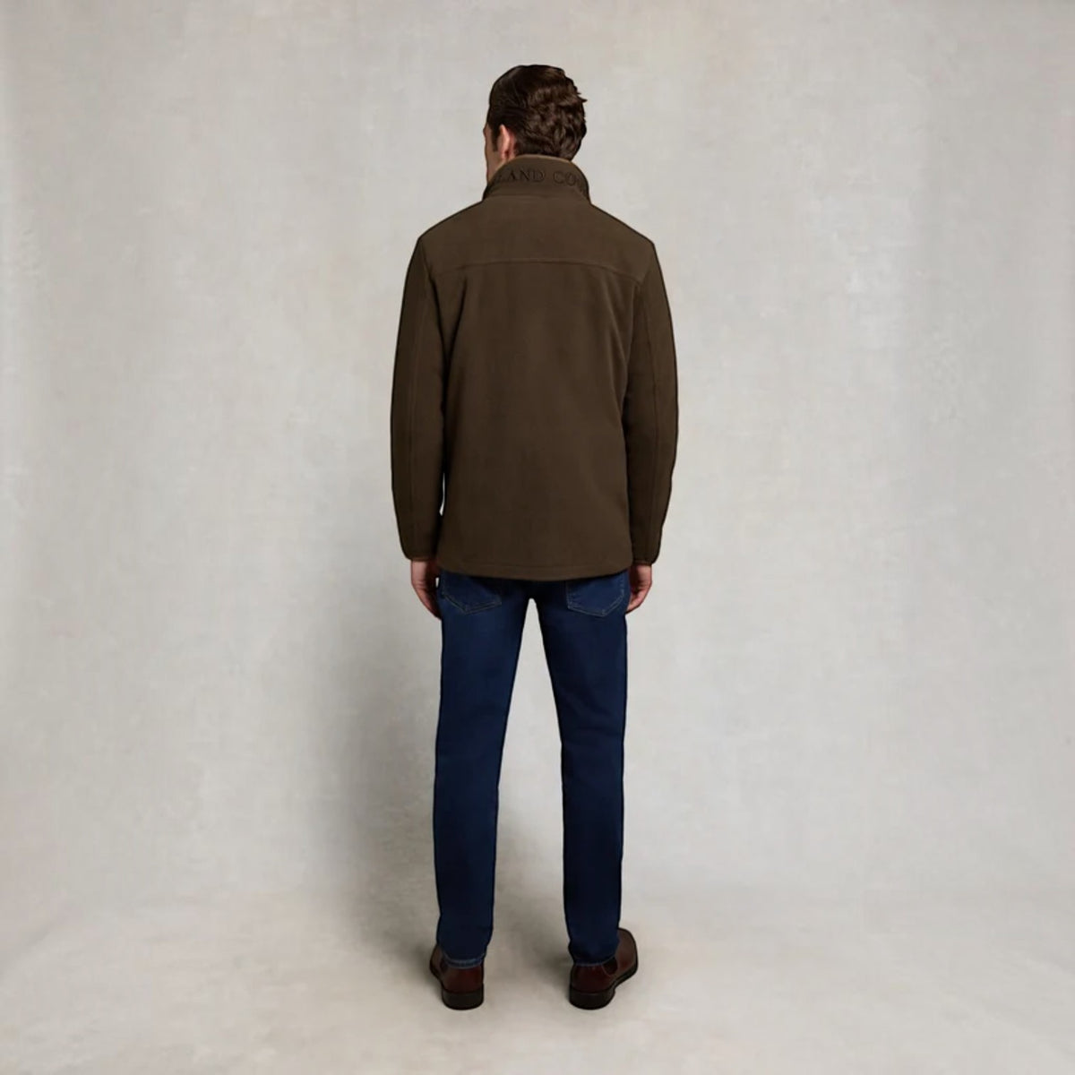 Holland Cooper Fleece Field Jacket Khaki