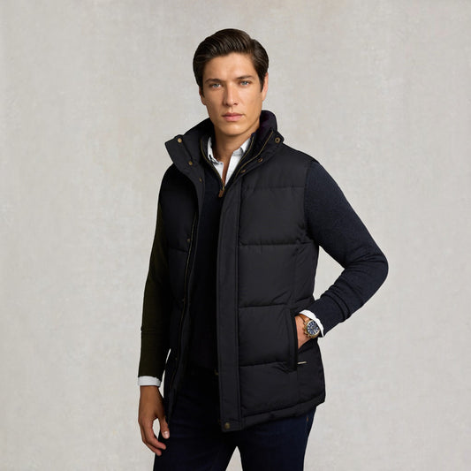 Holland Cooper Men's Larkstone Padded Gilet Ink Navy