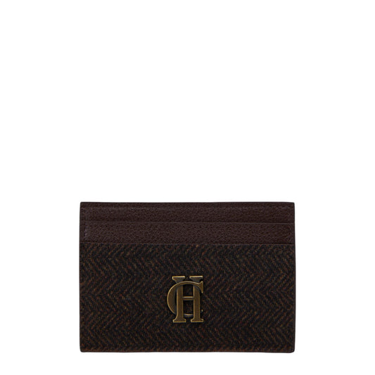 Holland Cooper Chelsea Card Holder Brown Herringbone