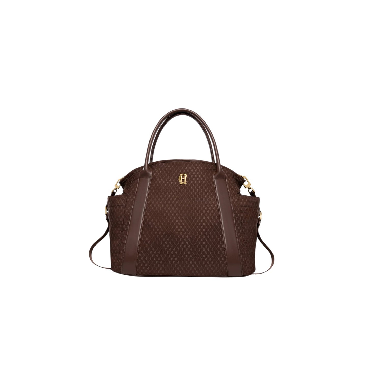 Holland Cooper Cheltenham Tote Bag Chocolate Monogram