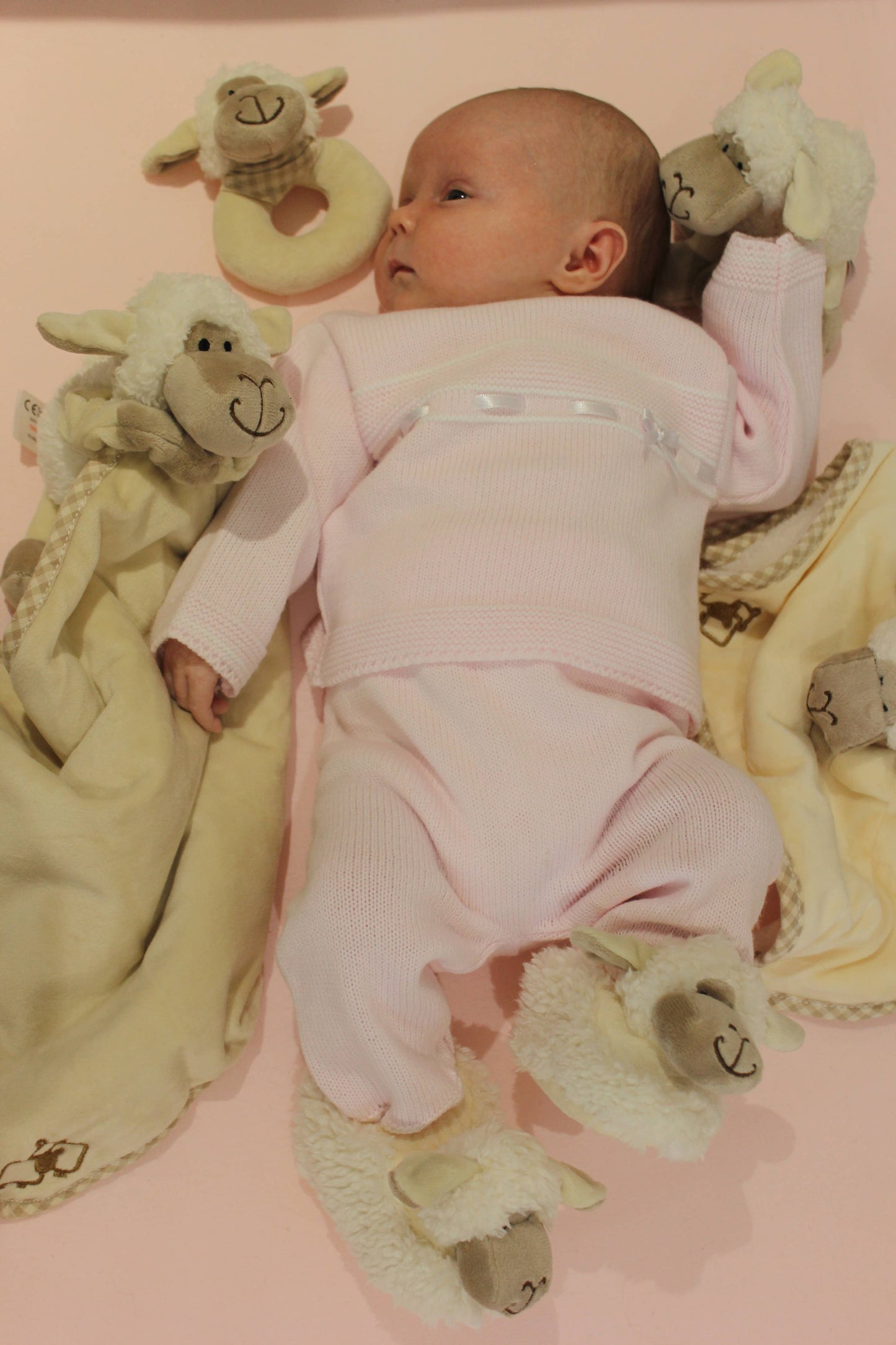 Sheep Baby Plush Toy Soother/Comforter 29cm x 29cm