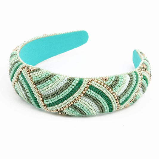 Green Mint Sequin Headband