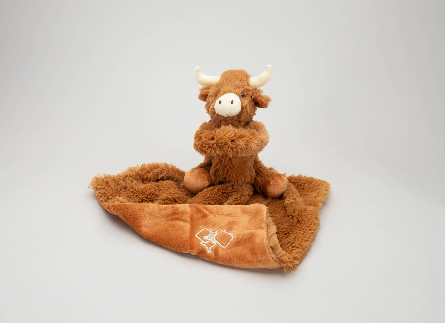 Horny Highland Cow Baby Soft Toy Soother Comforter 29cm