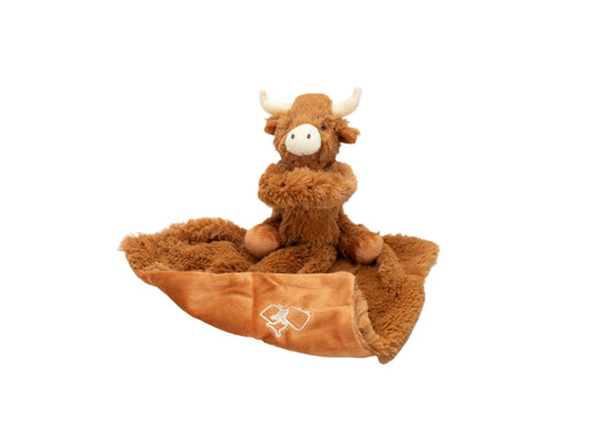 Horny Highland Cow Baby Soft Toy Soother Comforter 29cm