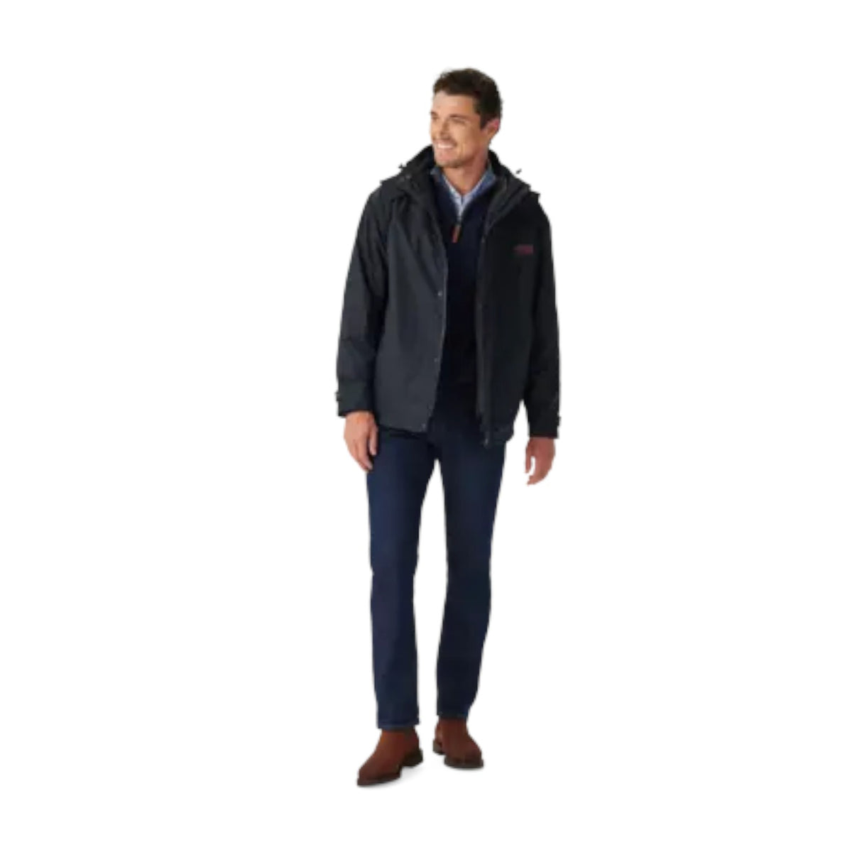 R.M. Williams Rockley 2 In 1 Field Jacket Navy