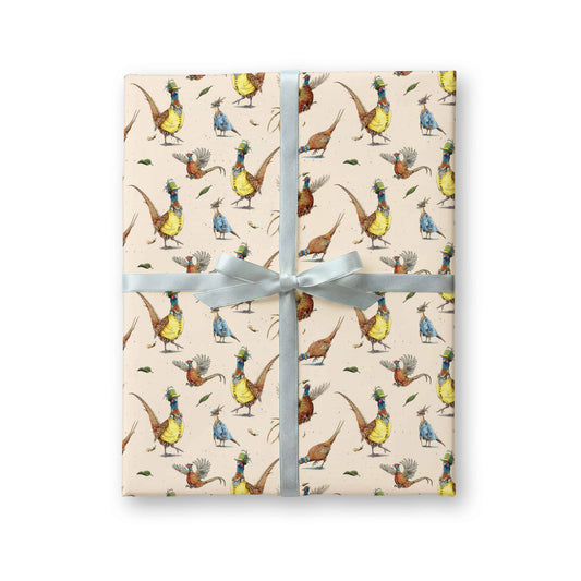 Pheasantly Wrapped Gift Wrap: 1 Sheet