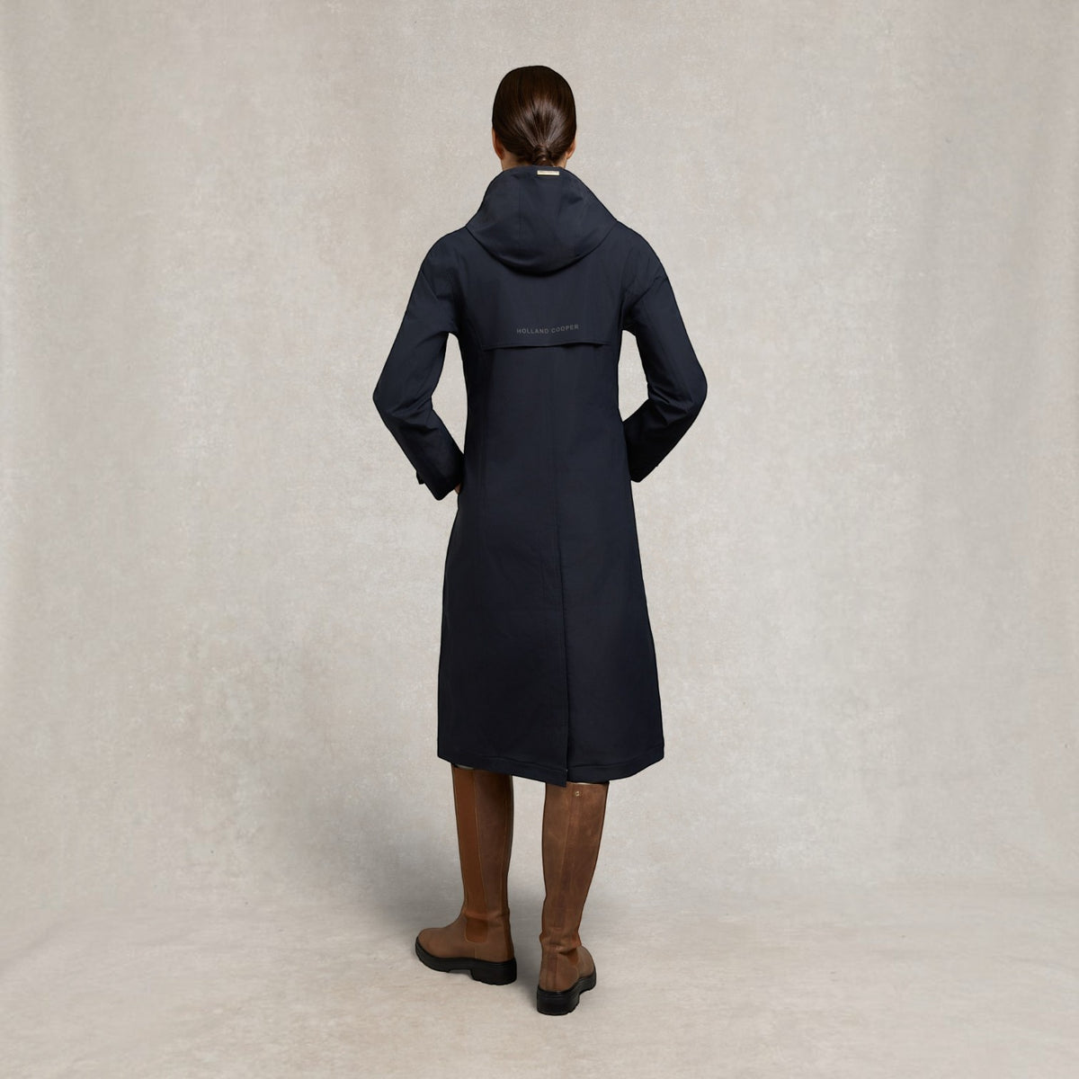 Holland Cooper Folgate Rain Coat Ink Navy