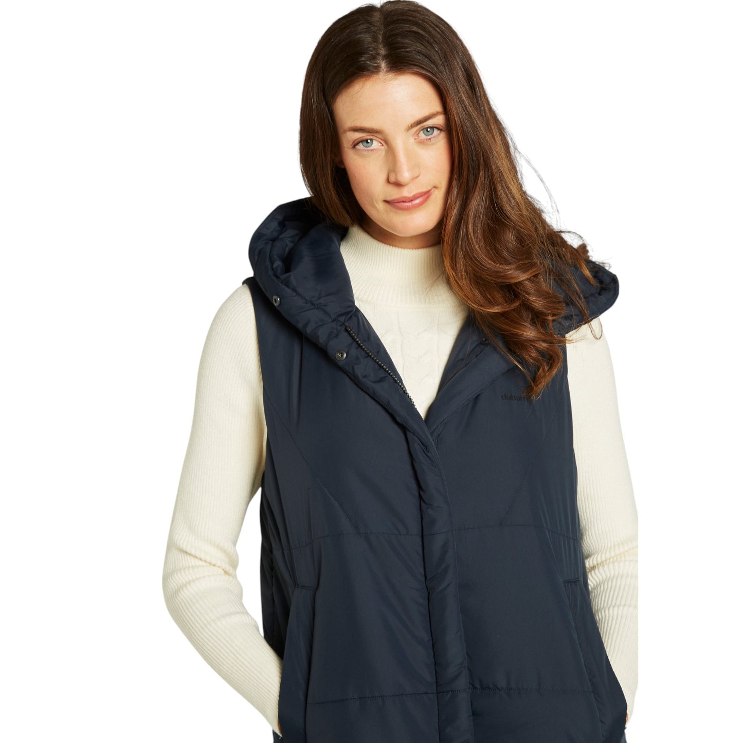 Dubarry Ryan Long Length Gilet Navy