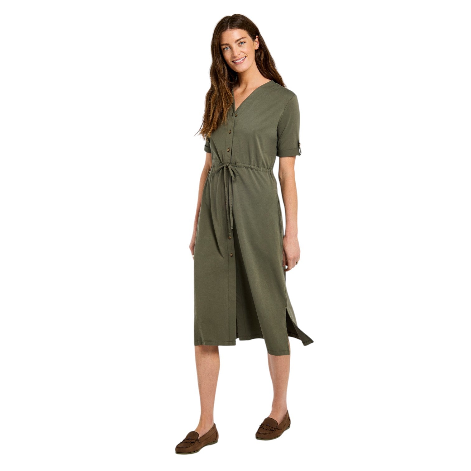Dubarry Hanlon Shirt Dress Kelp