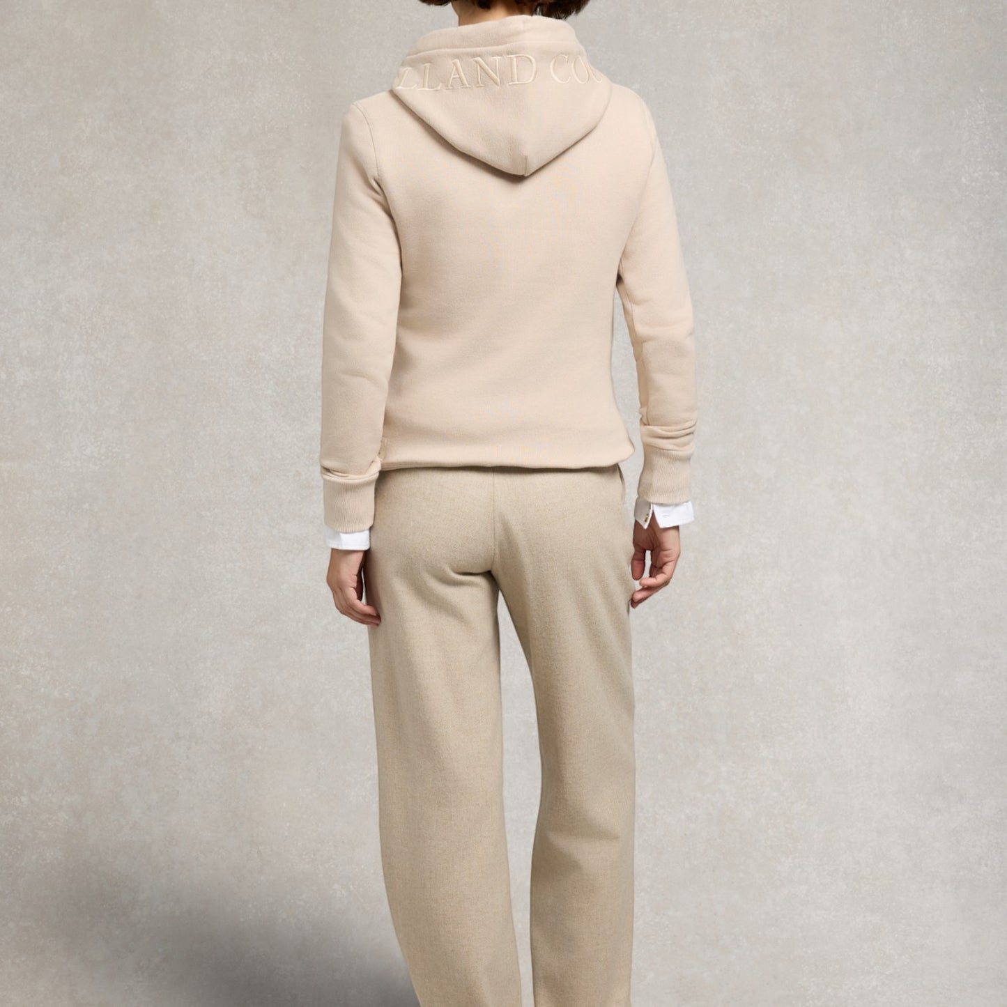 Holland Cooper Ivy League Hoodie Stone