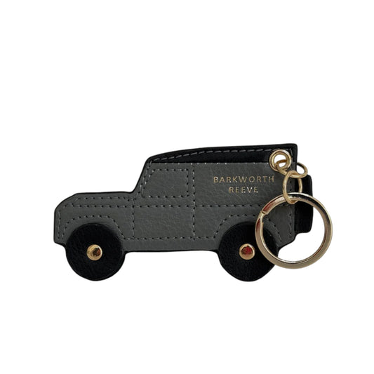 Barkworth Reeve Off Road 4x4 Keyring Grey & Black Leather
