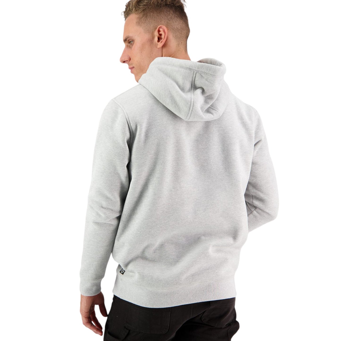 Swanndri Grey Marle/Black Original Fleece Hoodie