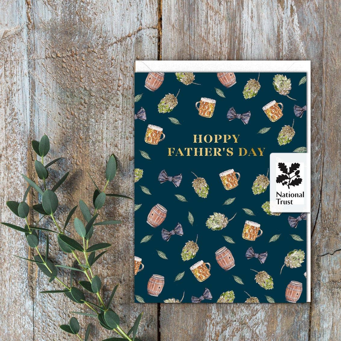 Hoppy Father's Day (Hops & Beer) Card (Cello-Free)