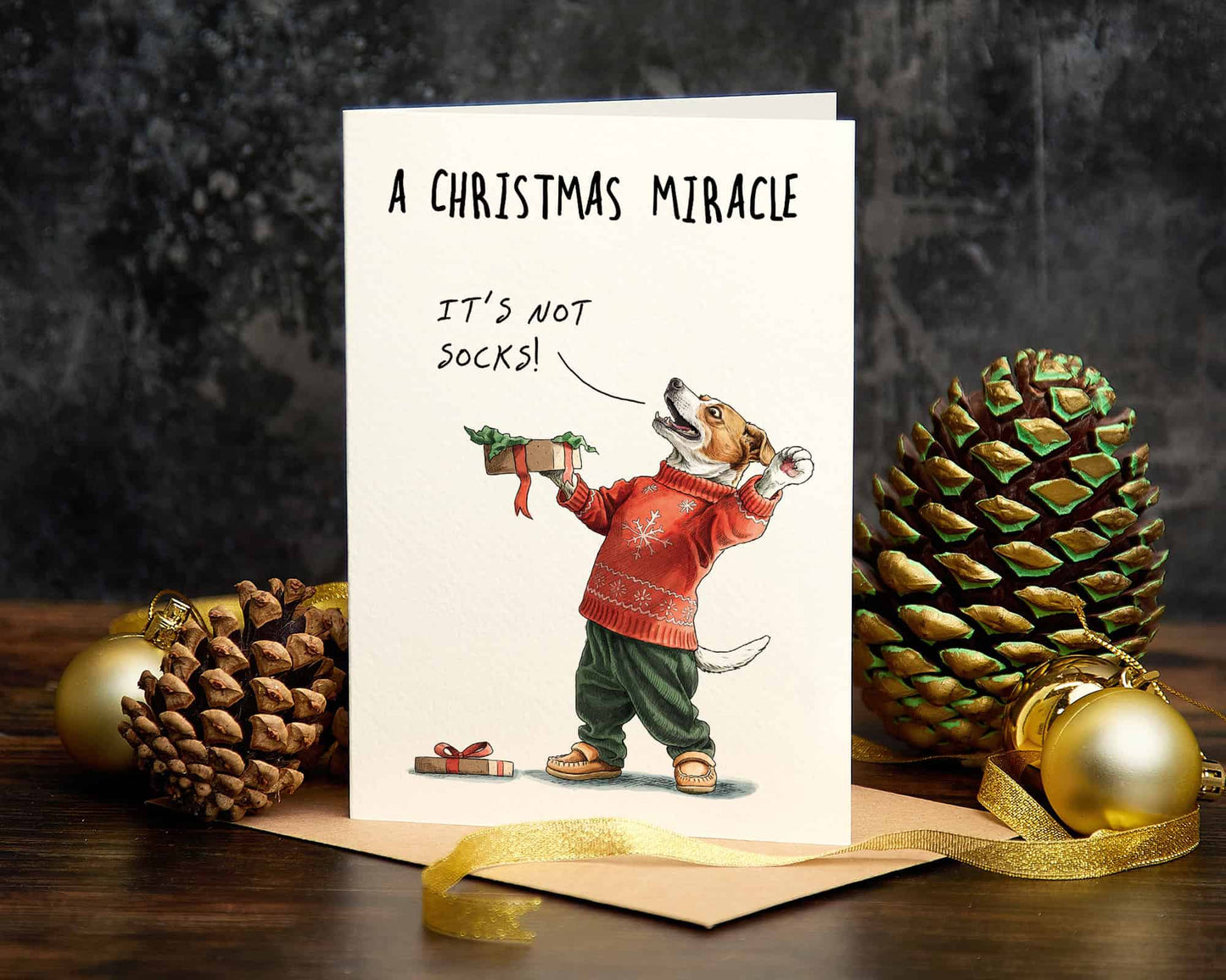 Miracle Socks Christmas Card - Christmas Card