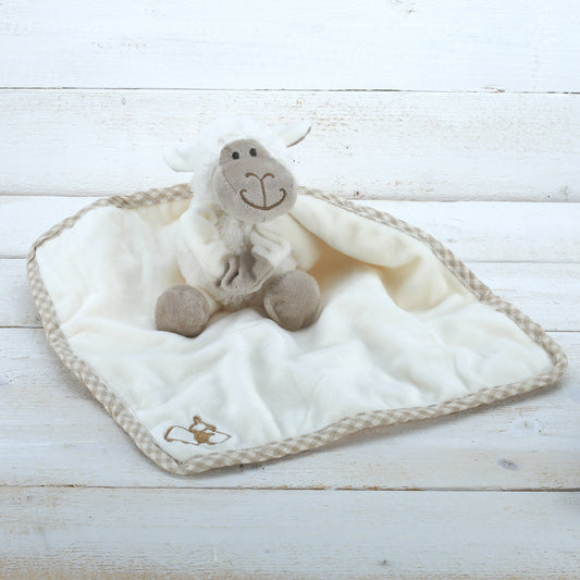 Sheep Baby Plush Toy Soother/Comforter 29cm x 29cm