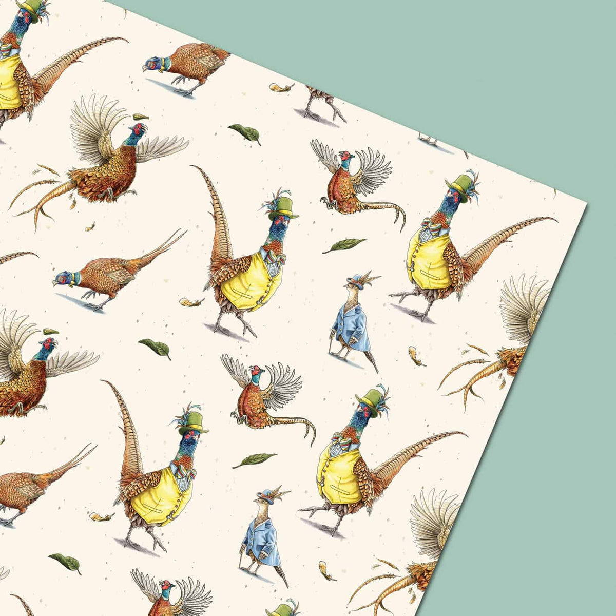 Pheasantly Wrapped Gift Wrap: 1 Sheet