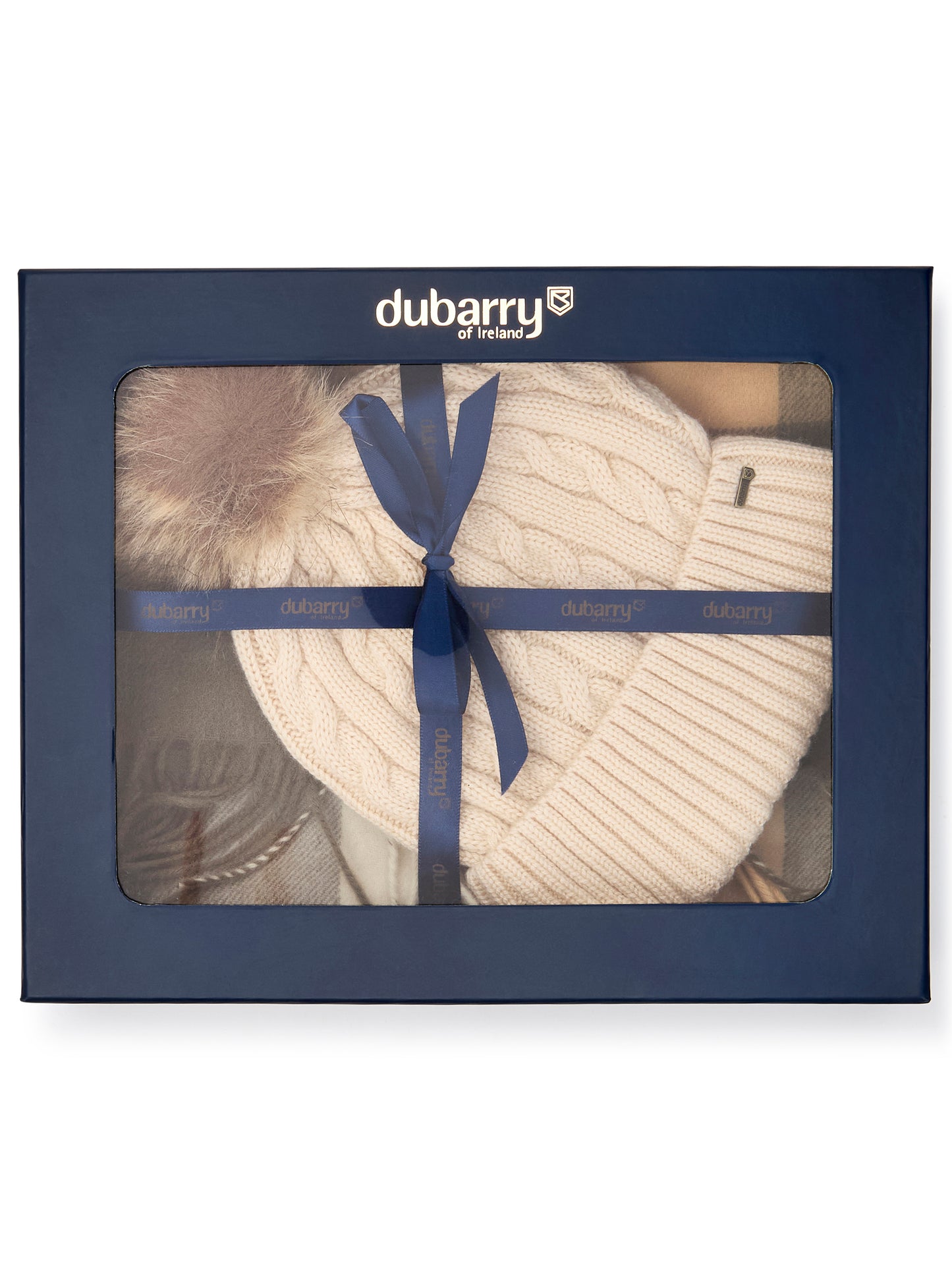 Dubarry Foley Hat & Scarf Set Dusky Green