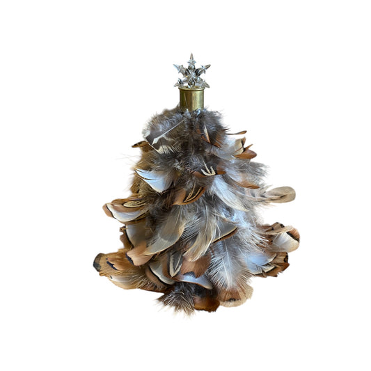 Spent Shells Pheasant Feather Tree Small