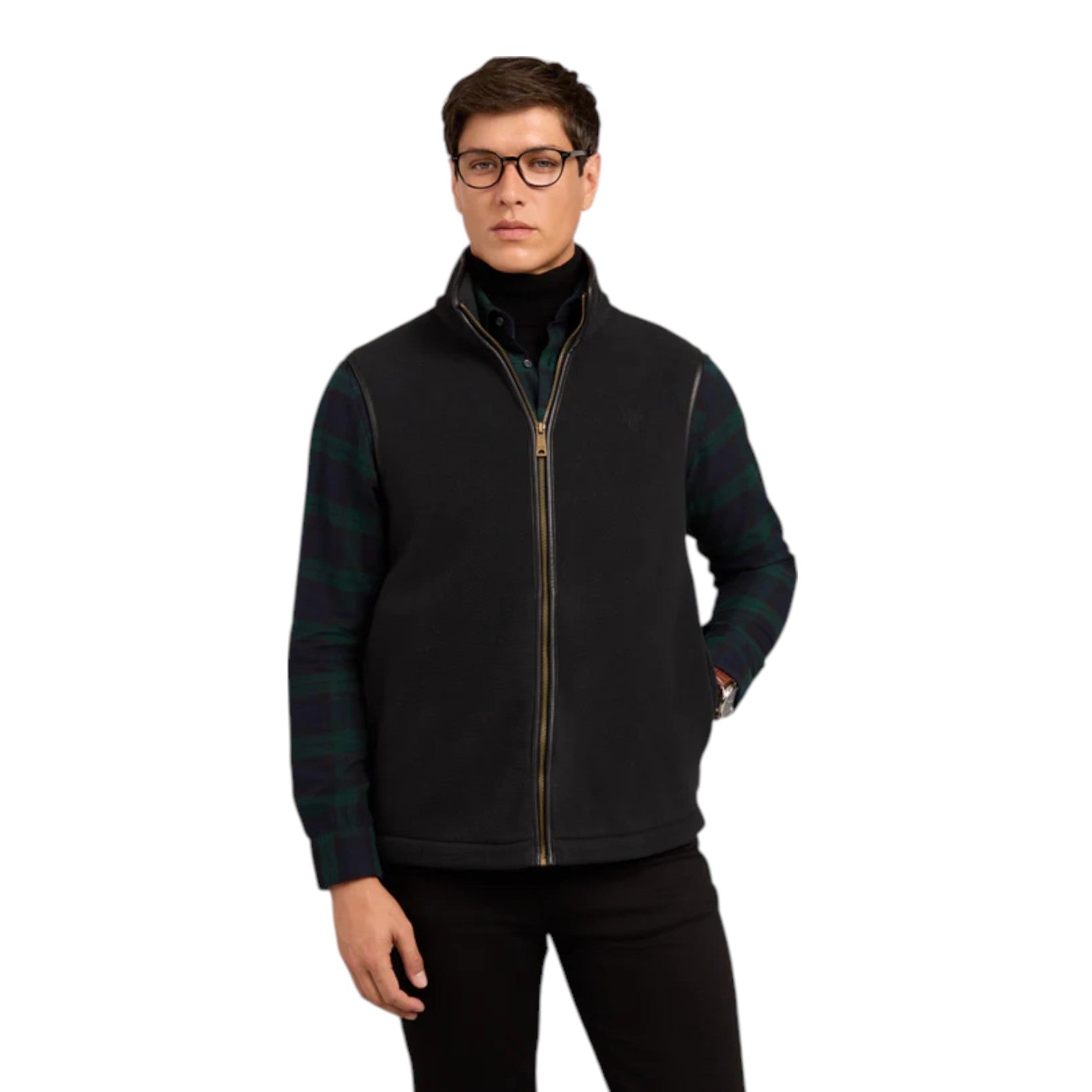 Holland Cooper Men's Country Fleece Gilet Black