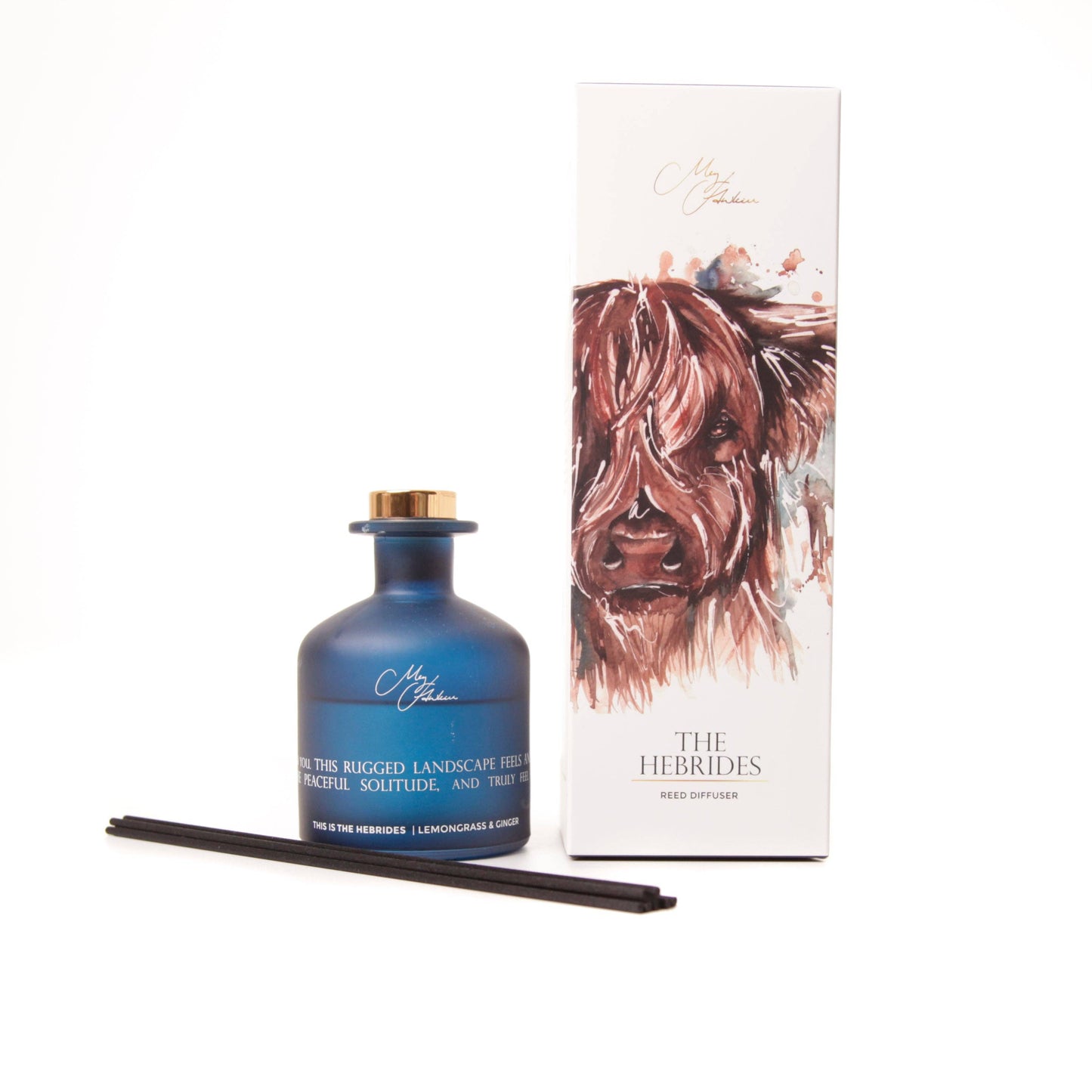 'The Hebrides' Highland Cow Design Diffuser