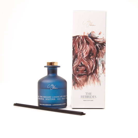 'The Hebrides' Highland Cow Design Diffuser