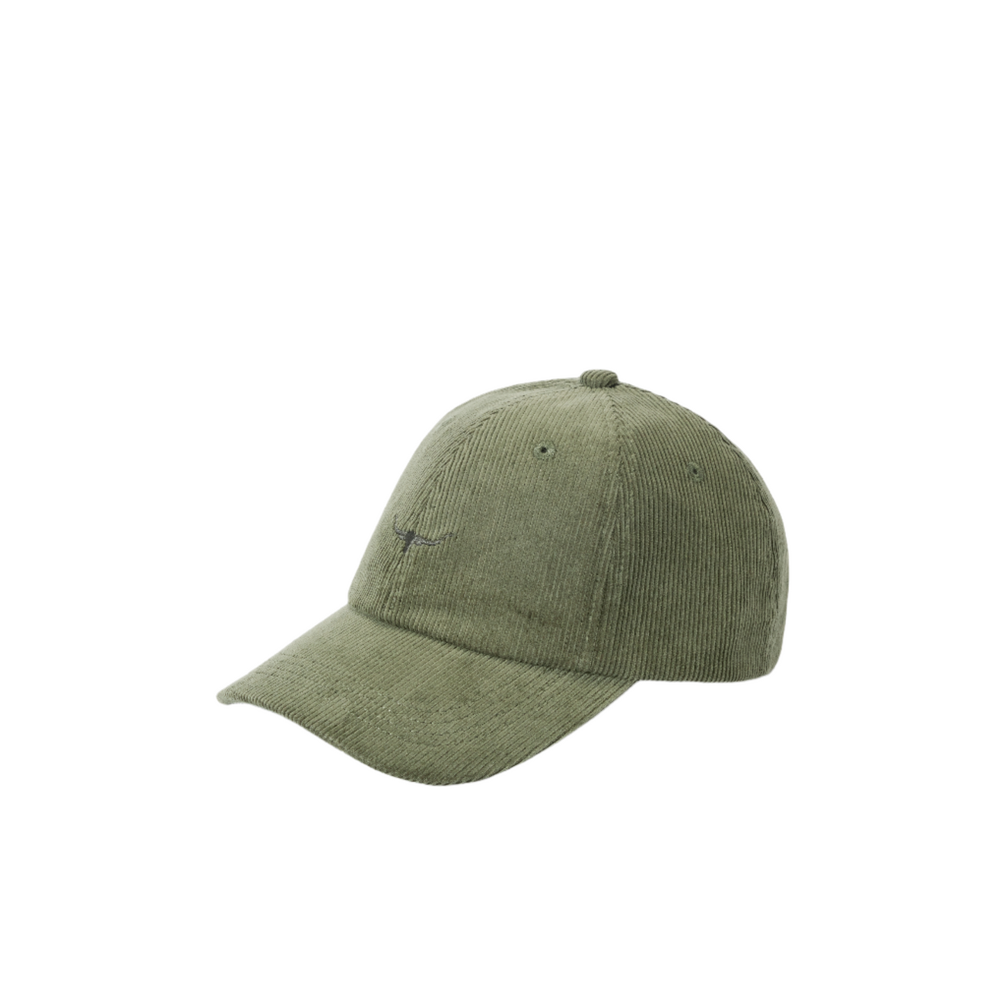 R.M.Williams Mini Longhorn Cord Cap Moss