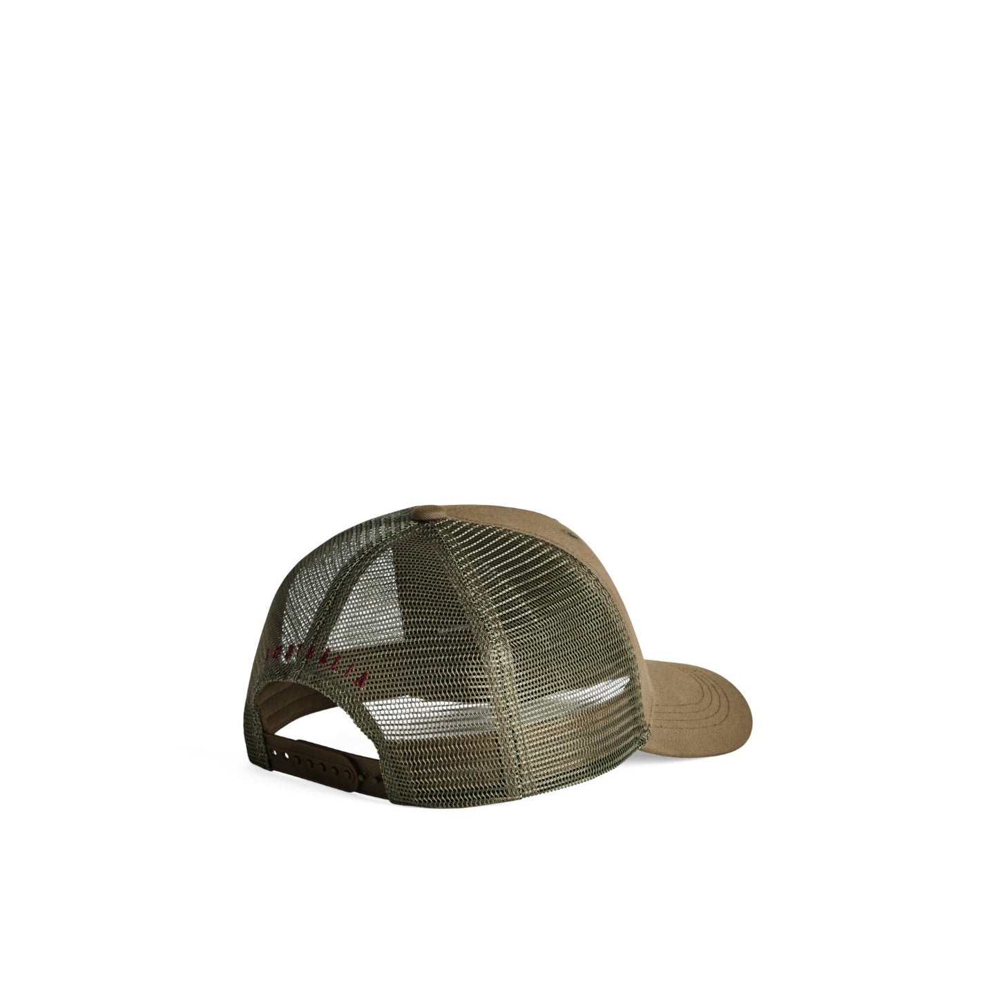 Trucker Cap olive on white background
