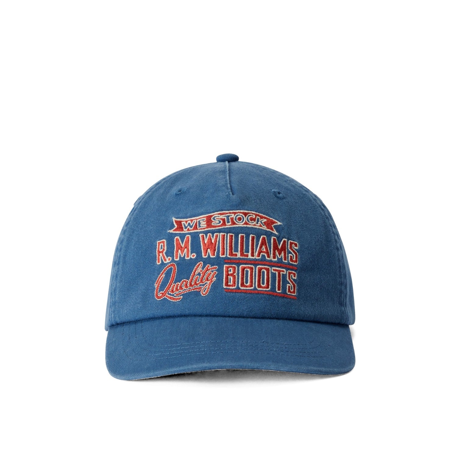 R.M. Williams Quality Boots Twill Cap Ensign Blue