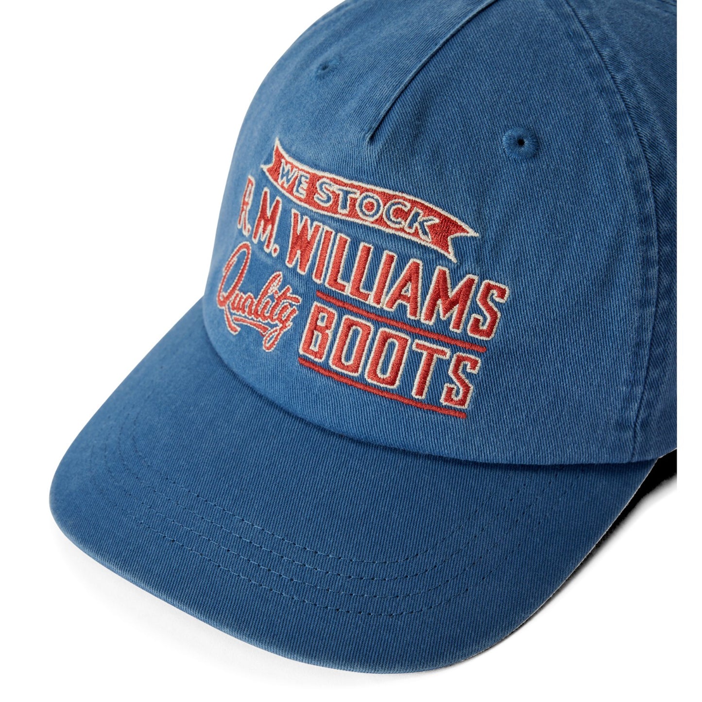 R.M. Williams Quality Boots Twill Cap Ensign Blue