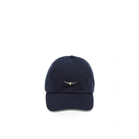 R.M.Williams Mini Longhorn Cap - Navy/Bone