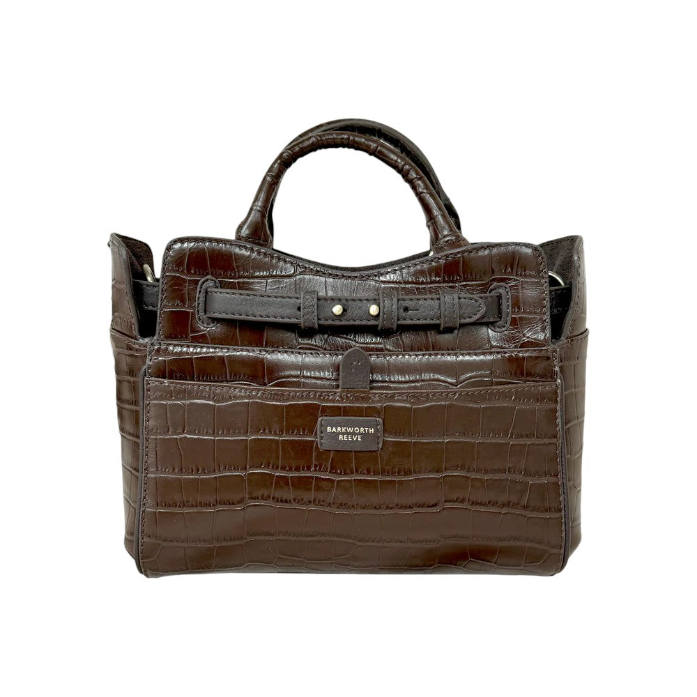 Barkworth Reeve Ambridge Chocolate Leather Handheld Handbag