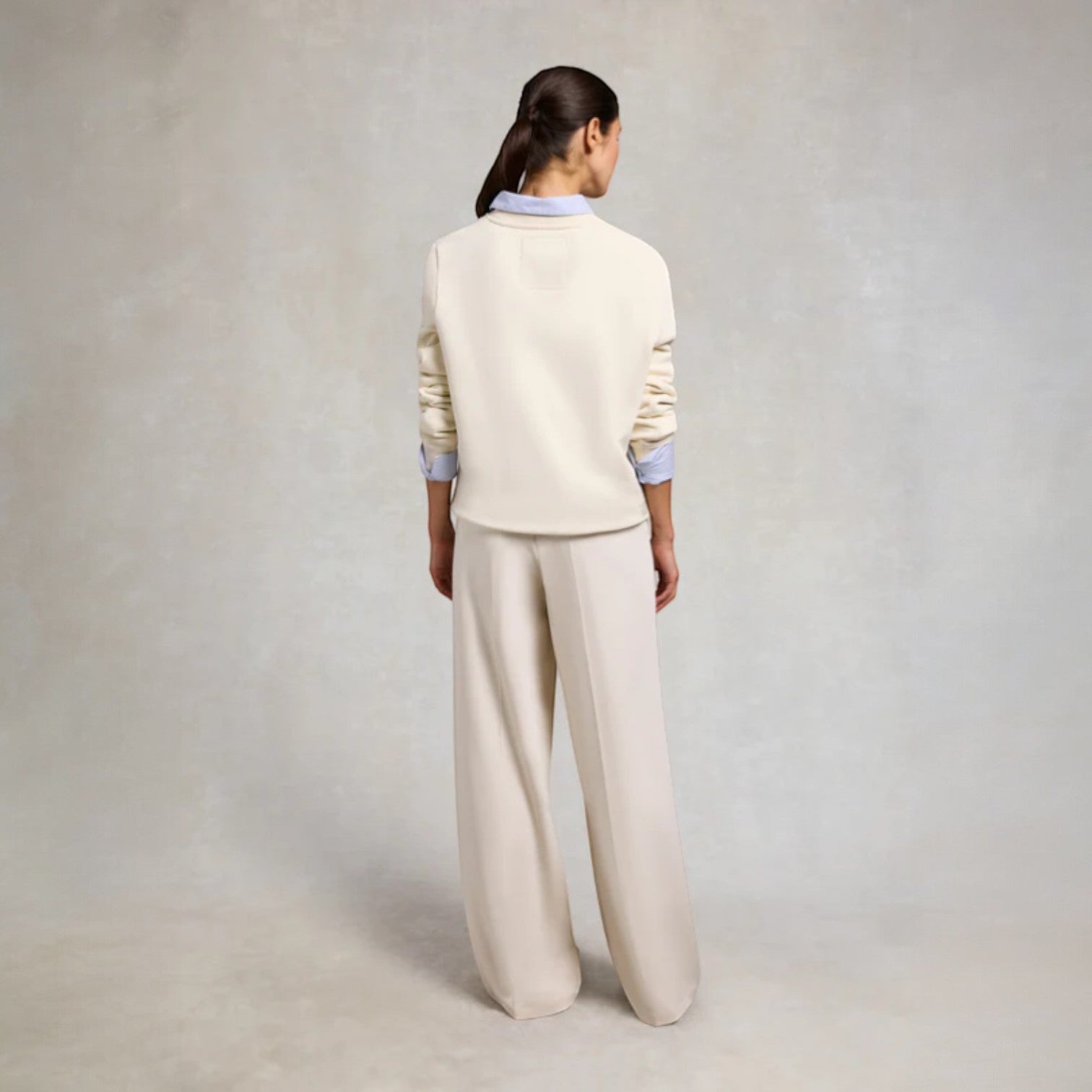 Holland Cooper Appaloosa Crew Neck Sweat Ecru