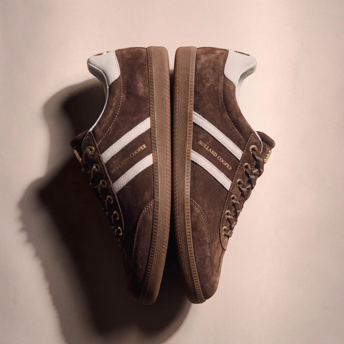 Holland Cooper Knightsbridge Trainer Chocolate