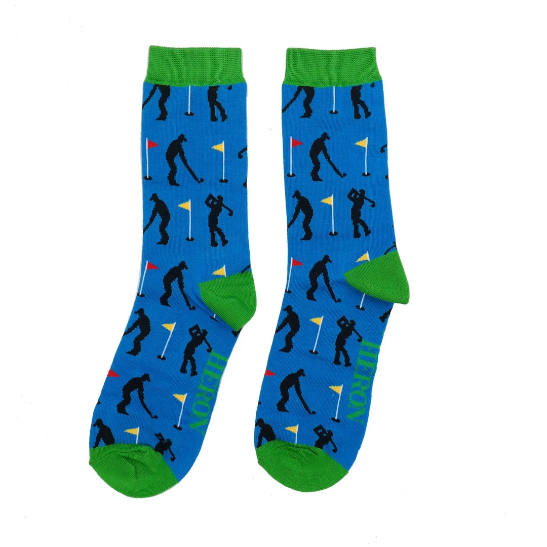 Mr Heron Golfers Socks Box